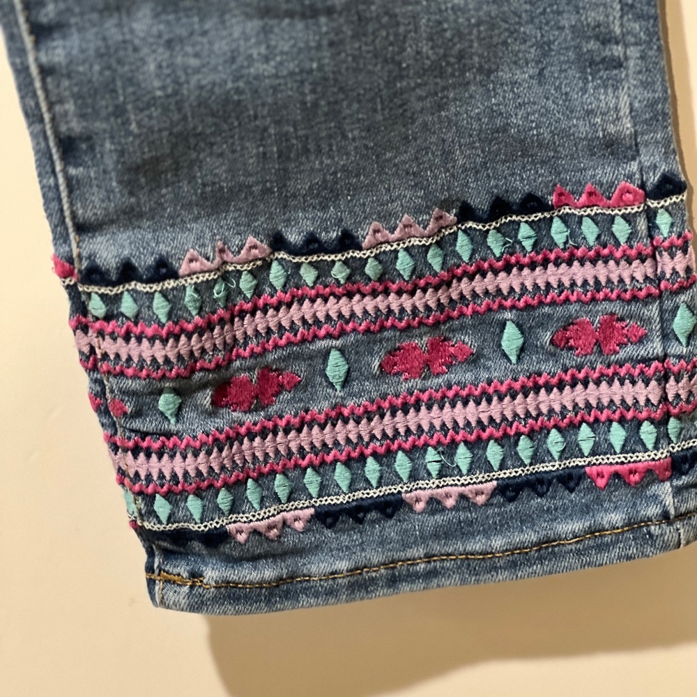 Jag Embroidered Denim Sz 10 - Picture 3 of 11